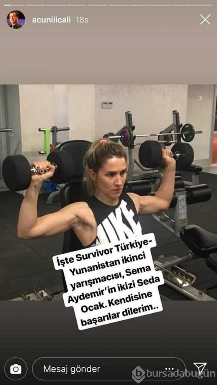 Acun Ilıcalı duyurdu! Sema Aydemir'in ikizi Seda Ocak Survivor 2019'da
