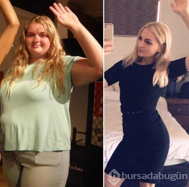Diyet ve egzersiz yaparak 78 kilo verdi

