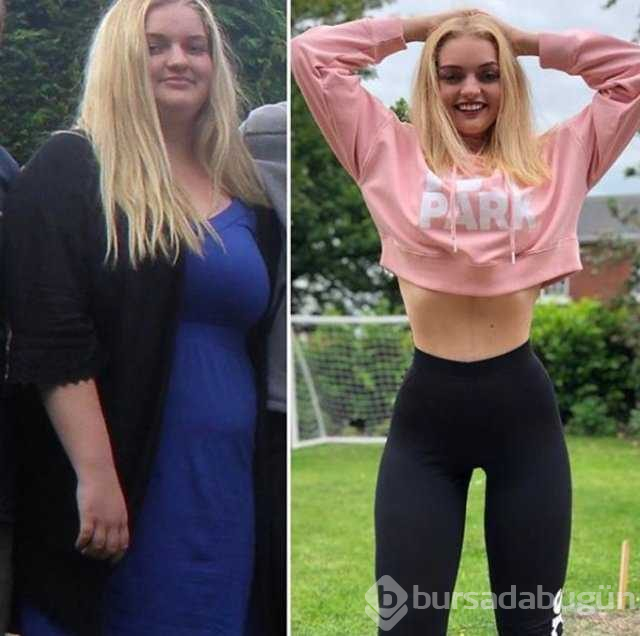 Diyet ve egzersiz yaparak 78 kilo verdi
