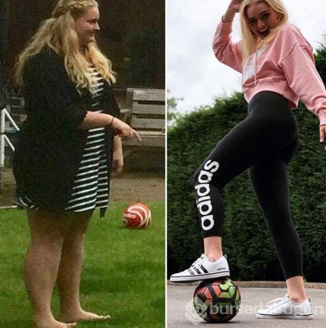 Diyet ve egzersiz yaparak 78 kilo verdi
