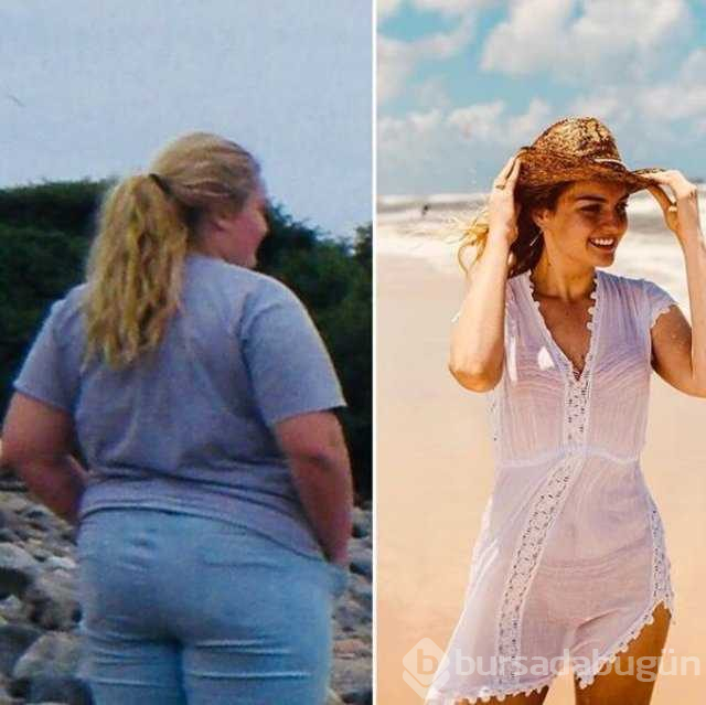 Diyet ve egzersiz yaparak 78 kilo verdi
