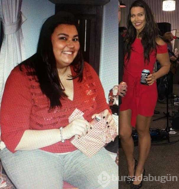 Diyet ve egzersiz yaparak 78 kilo verdi
