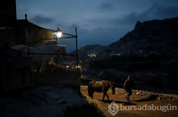 300 yıllık gelenekle atlar ateş üstünde yürütüldü
