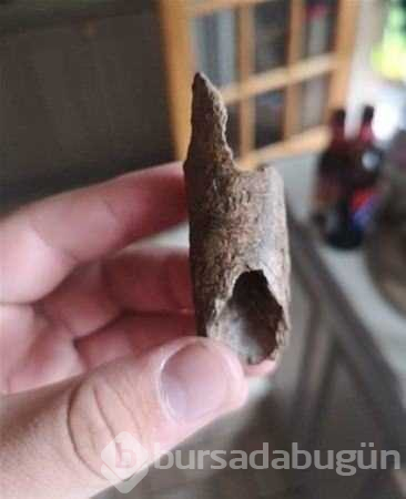 Bahçedeki deliği kazınca bakın ne çıktı!
