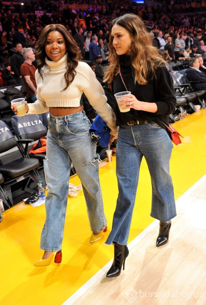 Heidi Klum makyajsız görüntülendi (NBA maçlarına damga vuran ünlü isimler)