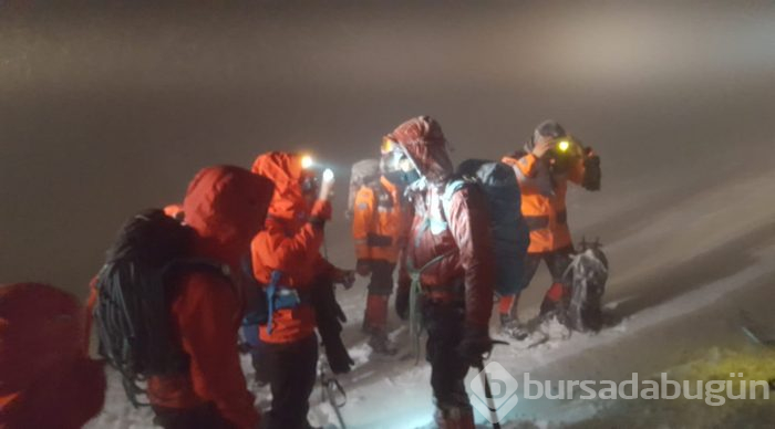 Bursa Uludağ'da kayıp dağcı operasyonu!