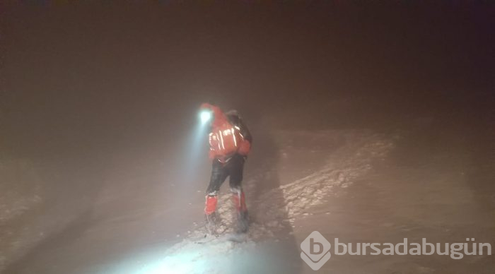 Bursa Uludağ'da kayıp dağcı operasyonu!