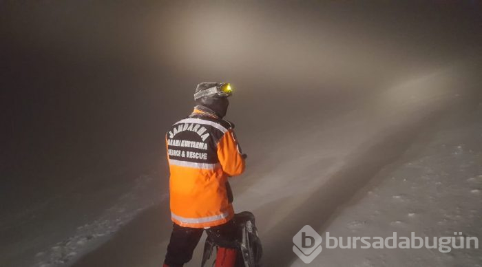 Bursa Uludağ'da kayıp dağcı operasyonu!