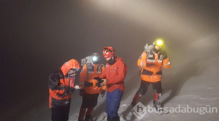 Bursa Uludağ'da kayıp dağcı operasyonu!