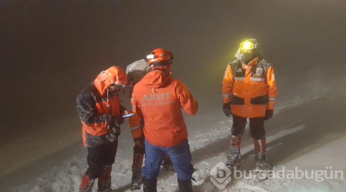 Bursa Uludağ'da kayıp dağcı operasyonu!