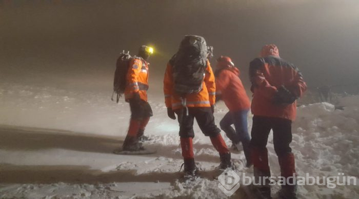 Bursa Uludağ'da kayıp dağcı operasyonu!