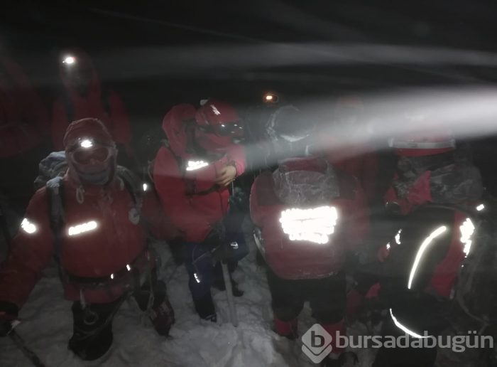 Bursa Uludağ'da kayıp dağcı operasyonu!