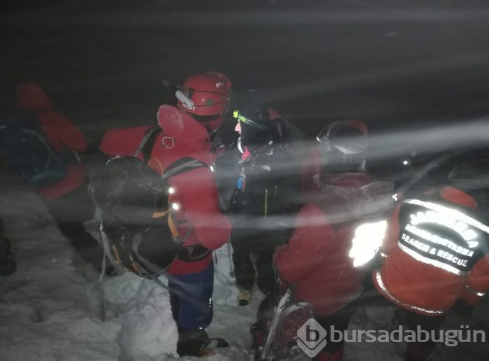 Bursa Uludağ'da kayıp dağcı operasyonu!