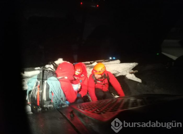 Bursa Uludağ'da kayıp dağcı operasyonu!