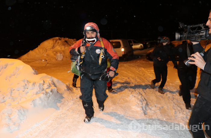 Bursa Uludağ'da kayıp dağcı operasyonu!