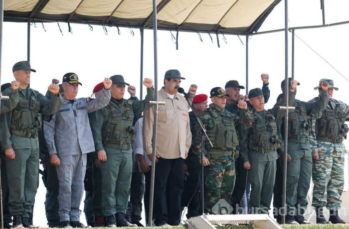 Maduro'dan askerlere birlik ve disiplin talimatı