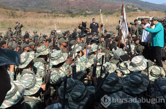 Maduro'dan askerlere birlik ve disiplin talimatı