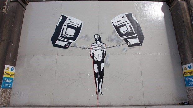 Banksy'nin eseri çalındı