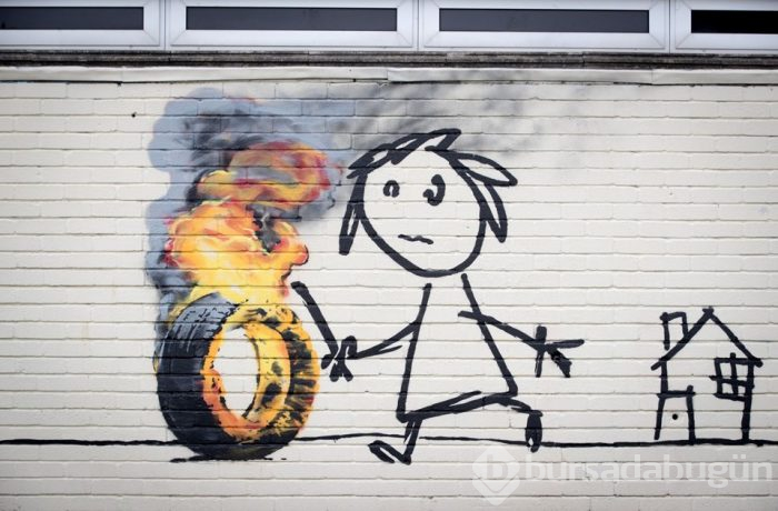 Banksy'nin eseri çalındı