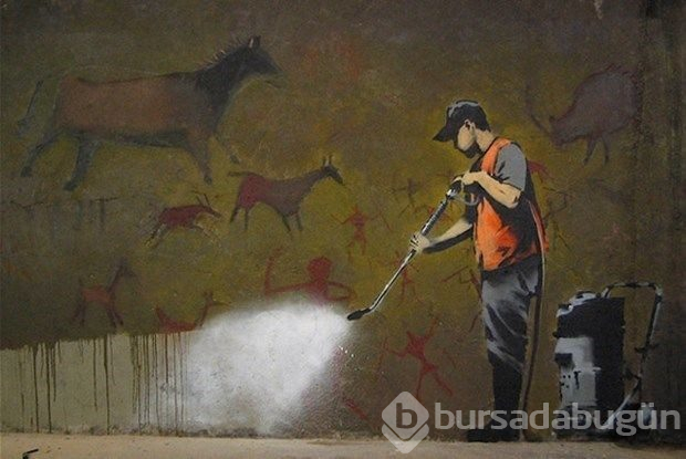 Banksy'nin eseri çalındı