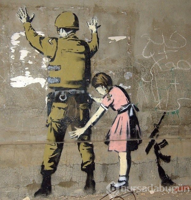 Banksy'nin eseri çalındı