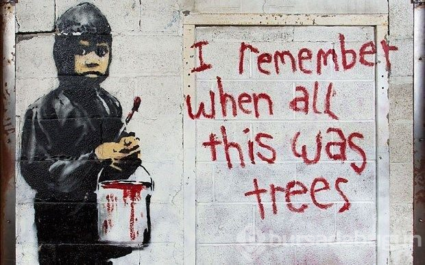 Banksy'nin eseri çalındı