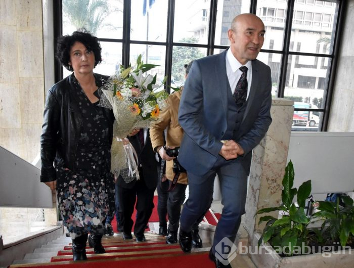 CHP'nin İzmir adayı Tunç Soyer'den, Aziz Kocaoğlu'na ziyaret 