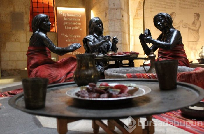 Gaziantep'te Hamam Müzesi'ne yoğun ilgi