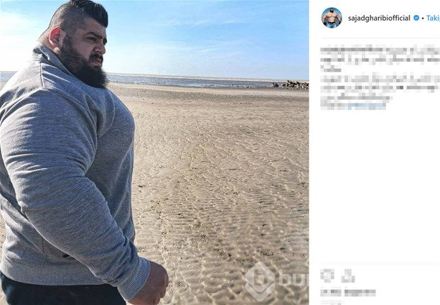 İranlı Hulk görenleri şaşırtıyor!