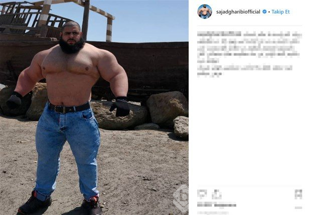 İranlı Hulk görenleri şaşırtıyor!