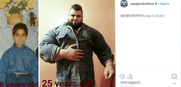 İranlı Hulk görenleri şaşırtıyor!