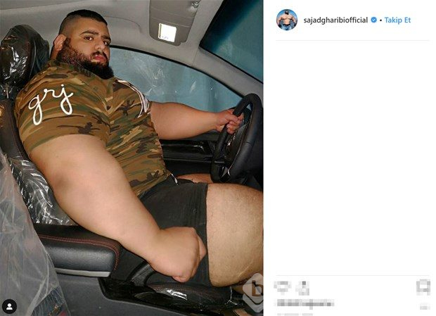 İranlı Hulk görenleri şaşırtıyor!