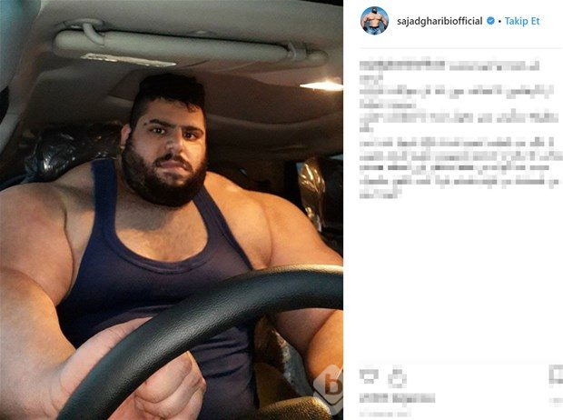 İranlı Hulk görenleri şaşırtıyor!