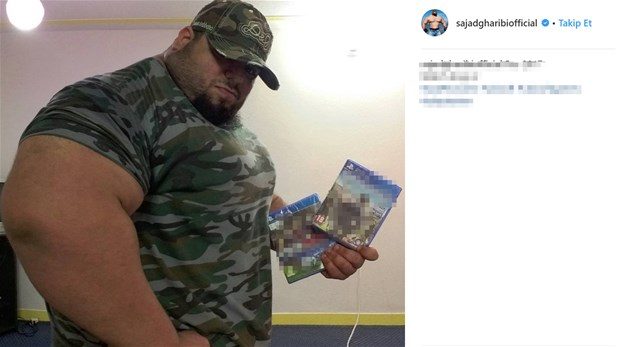 İranlı Hulk görenleri şaşırtıyor!