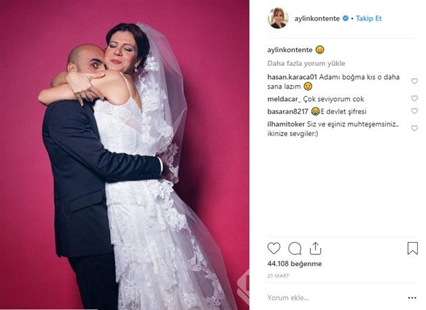 Ünlü çiftin mutlu günü

