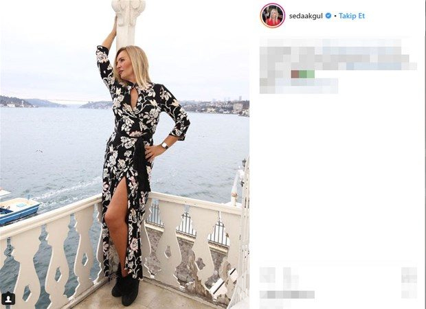 Seda Akgül'ün bacak pozu olay oldu!

