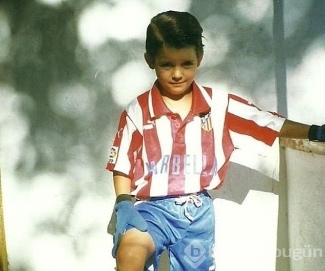  Küçük Atletico Madrid'li Alvaro Morata (Ünlülerin çocukluk ve gençlik fotoğrafları) 