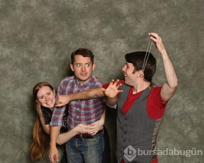 'Yüzüklerin Efendisi' Elijah Wood'un hayranlarıyla sıradışı fotoğrafları