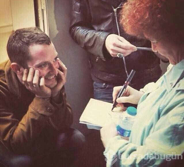 'Yüzüklerin Efendisi' Elijah Wood'un hayranlarıyla sıradışı fotoğrafları