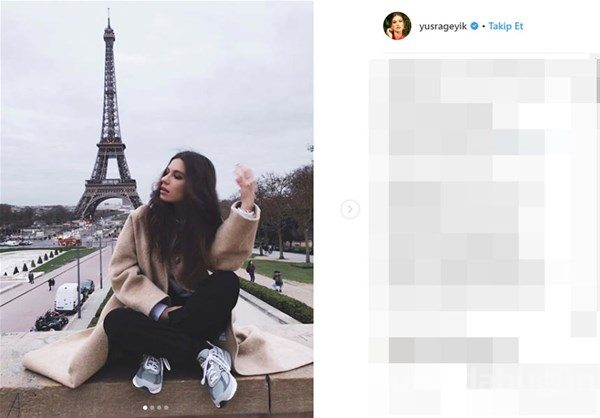 Sevgilisiyle Paris tatilinde
