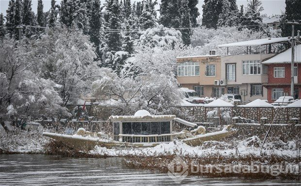 'Küçük Venedik' bembeyaz

