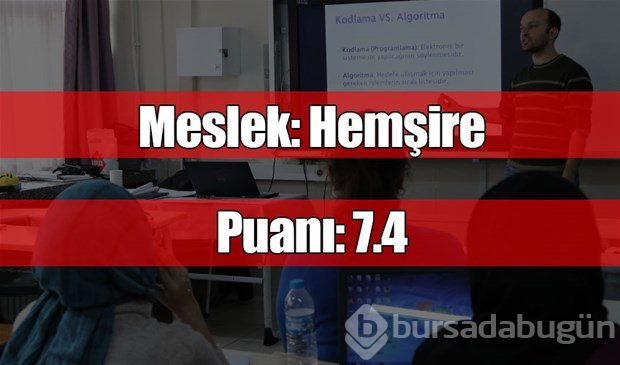 En saygın meslekler


