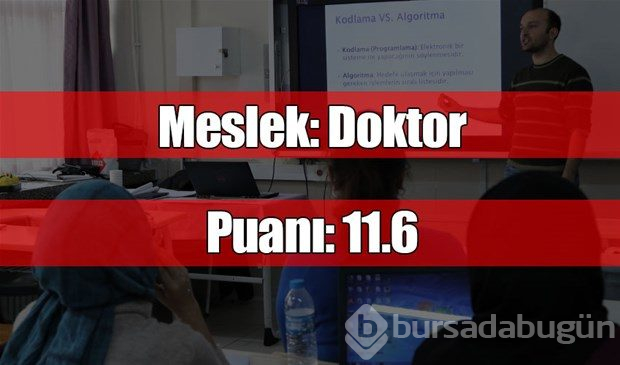 En saygın meslekler

