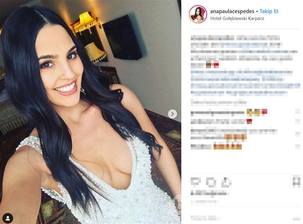 Ana Paula Cespedes sosyal medyada paylaştığı fotoğraflarla ilgi görüyor.
