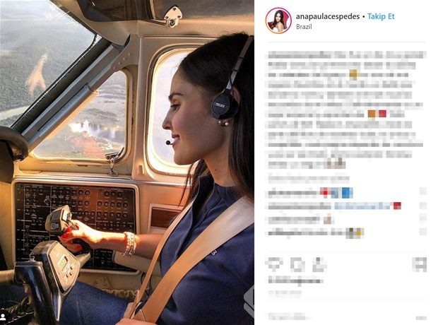 Ana Paula Cespedes sosyal medyada paylaştığı fotoğraflarla ilgi görüyor.
