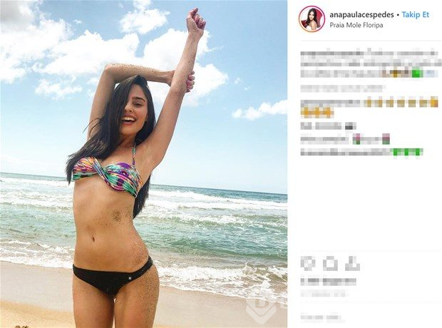 Ana Paula Cespedes sosyal medyada paylaştığı fotoğraflarla ilgi görüyor.
