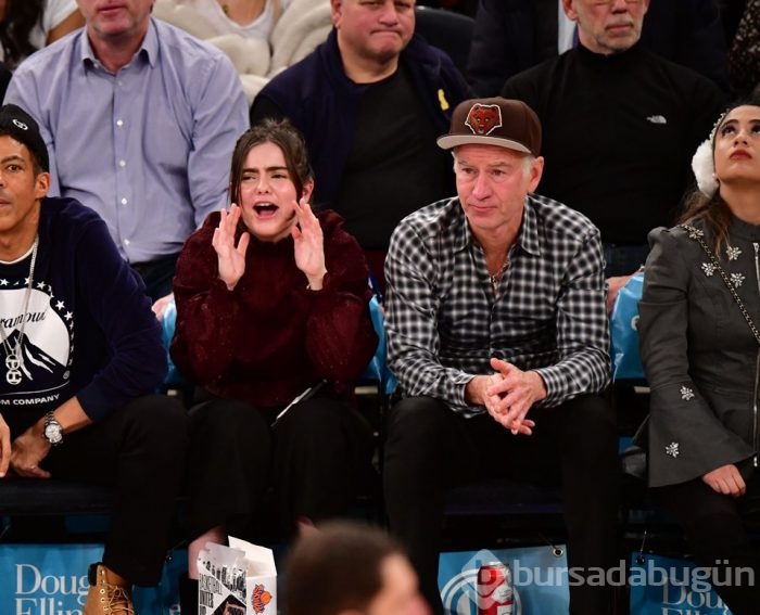 Rami Malek ve Lucy Boynton'ın basketbol aşkı (NBA maçlarına damga vuran ünlü isimler)