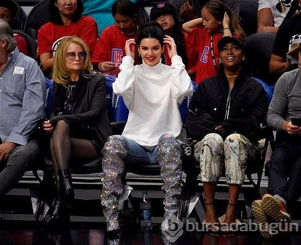 Rami Malek ve Lucy Boynton'ın basketbol aşkı (NBA maçlarına damga vuran ünlü isimler)