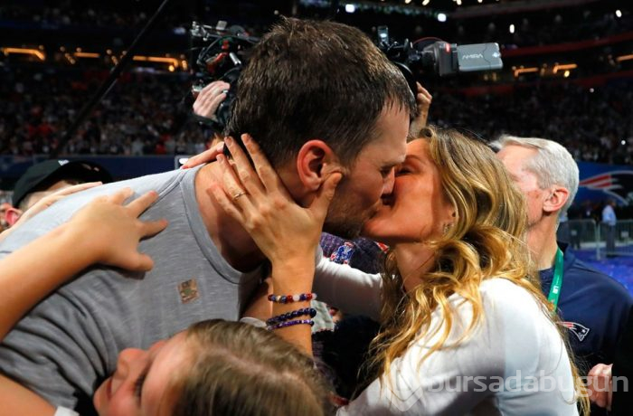 Gisele Bünchen'den Super Bowl'da eşi Tom Brady'ye destek
