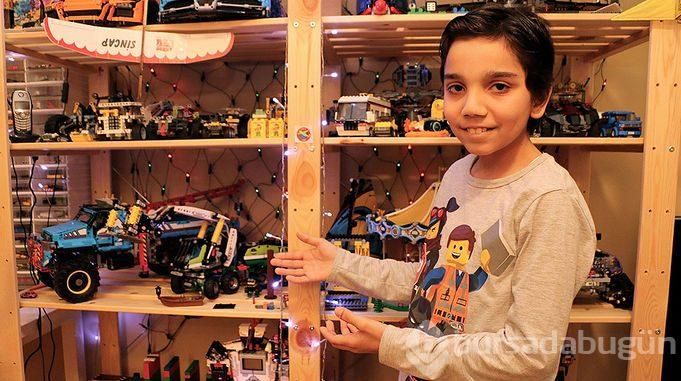 'Legoların efendisi' eve sığmıyor